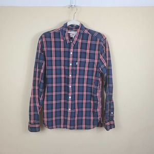Levi's Plaid Button-up Long Sleeve Shirt Size M